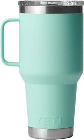 img 2 attached to YETI Rambler 30 oz Travel Mug: Stainless Steel, Vacuum Insulated with Stronghold Lid in Seafoam - Perfect for On-the-Go!