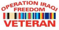 operation freedom campaign ribbon veteran logo