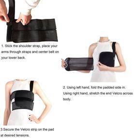 img 1 attached to 🌡️ Solmyr Rib Brace: Rib Support Belt for Men and Women (M 29"-38"), Breathable Chest Wrap for Sore Ribs, Bruised Ribs Support, Sternum Injuries, Dislocated Ribs Protection, Pulled Muscle Pain Relief