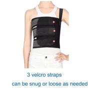 🌡️ solmyr rib brace: rib support belt for men and women (m 29"-38"), breathable chest wrap for sore ribs, bruised ribs support, sternum injuries, dislocated ribs protection, pulled muscle pain relief логотип