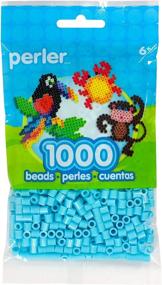 img 3 attached to 🔵 Sky Blue Perler Fuse Beads for Crafts - 1000pcs, 1000 Count