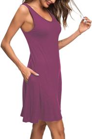 img 1 attached to MISFAY Womens Dresses Pockets Plantain Women's Clothing in Swimsuits & Cover Ups