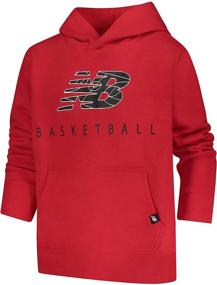 img 3 attached to 👕 Comfortable and Stylish: New Balance Boys' Active Fleece Pullover Hoodie Sweatshirt