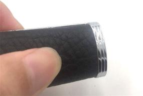 img 2 attached to 🔥 Enhance Your Bic Mini Lighter with the Lucklybestseller Metal Leather Case Holder in Sleek Black