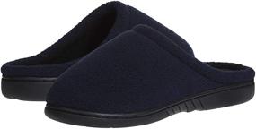 img 1 attached to 👦 Black Boys' Fleece Slippers with Skysole's Rugged Outsoles - Shoes & Slippers