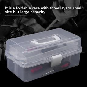 img 1 attached to Multifunction Transparent Organizer Container Thickened