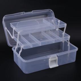 img 2 attached to Multifunction Transparent Organizer Container Thickened