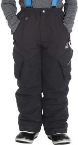 img 3 attached to 👖 Gerry Boys' XS-L Performance Snow Pants with Detachable Suspenders (5/6-14/16)