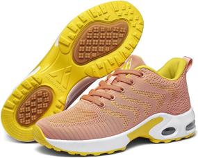 img 4 attached to 👟 Mishansha Women's Running Shoes Breathable Air Cushion Sneakers Lightweight Non Slip Sport Jogging Gym Fitness Tennis Walking Shoes Size 5.5-10.5