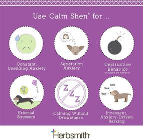 img 1 attached to 🌿 Herbsmith Calm Shen Herbal Blend: Natural Anxiety Remedy for Dogs & Cats - Feline and Canine Calming Supplement