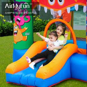 img 2 attached to 🎠 Experience Bouncy Fun with AirMyFun Inflatable Bounce Jumping Monster