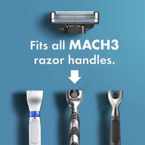 img 2 attached to 🪒 Efficient 10-Pack of Gillette Mach3 Men's Razor Blade Refills