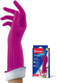 img 4 attached to 🧤 Enhance Your Cleaning Routine with Playtex Living Reusable Rubber Cleaning Gloves