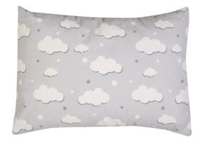 img 2 attached to 🌥️ 2 Pack Toddler Pillowcase - Premium Soft Cotton Flannel, Breathable and Cozy, 13x18 Size, Clouds Design