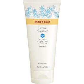 img 4 attached to 🌿 Burt's Bees Intense Hydration Cream Cleanser with Clary Sage, 6 Oz (Package May Vary): Moisturizing Face Wash for Optimal Hydration