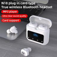 bluetooth wireless earphones playtime charging headphones for earbud headphones logo