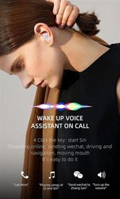 img 1 attached to Bluetooth Wireless Earphones Playtime Charging Headphones for Earbud Headphones