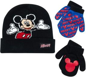 img 4 attached to 🧤 Stay Cozy with Disney Mickey Winter Mitten Gloves for Boys- Perfect Accessories!