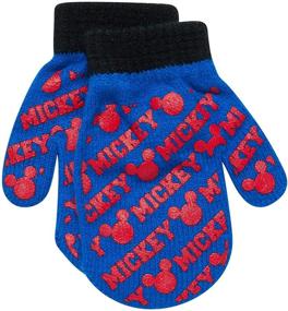 img 1 attached to 🧤 Stay Cozy with Disney Mickey Winter Mitten Gloves for Boys- Perfect Accessories!