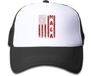 🧢 kkmkshhg maga trucks youth adjustable mesh hats - promoting make america great again baseball trucker cap for boys and girls logo