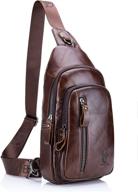 🎒 bullcaptain crossbody shoulder business backpack: the ultimate blend of style and functionality логотип