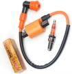 wingsmoto ignition coil 3 electrode spark logo