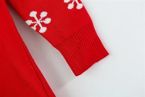 img 1 attached to SMILING PINKER Рождественская одежда для девочек с Санта-клаусами и снежинками.
