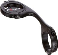 🚲 polar adjustable front bike mount: secure and stylish black holder logo