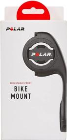 img 3 attached to 🚲 POLAR Adjustable Front Bike Mount: Secure and Stylish Black Holder