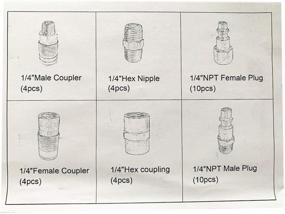 img 2 attached to Fittings Coupler Connect Compressor Accessories