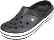 👞 crocs unisex crocband graphite white mules & clogs: men's shoes for comfort and style logo