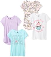 👚 spotted zebra girls' short-sleeve t-shirts: vibrant and stylish shirts for girls logo