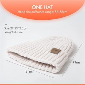 img 3 attached to Zowya Ultrawarm Winter Beanie | Men & Women Thermal Lining Double-Layer Skully Thick Knit Beanie, 1 Hat