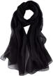jwsilk chiffon scarf solid color women's accessories and scarves & wraps logo