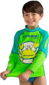 img 3 attached to 👕 Cressi Pequeno Rash Guard for Boys' Clothing in 3T and 4T Sizes