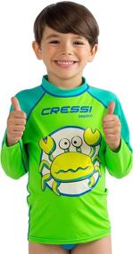 img 4 attached to 👕 Cressi Pequeno Rash Guard for Boys' Clothing in 3T and 4T Sizes