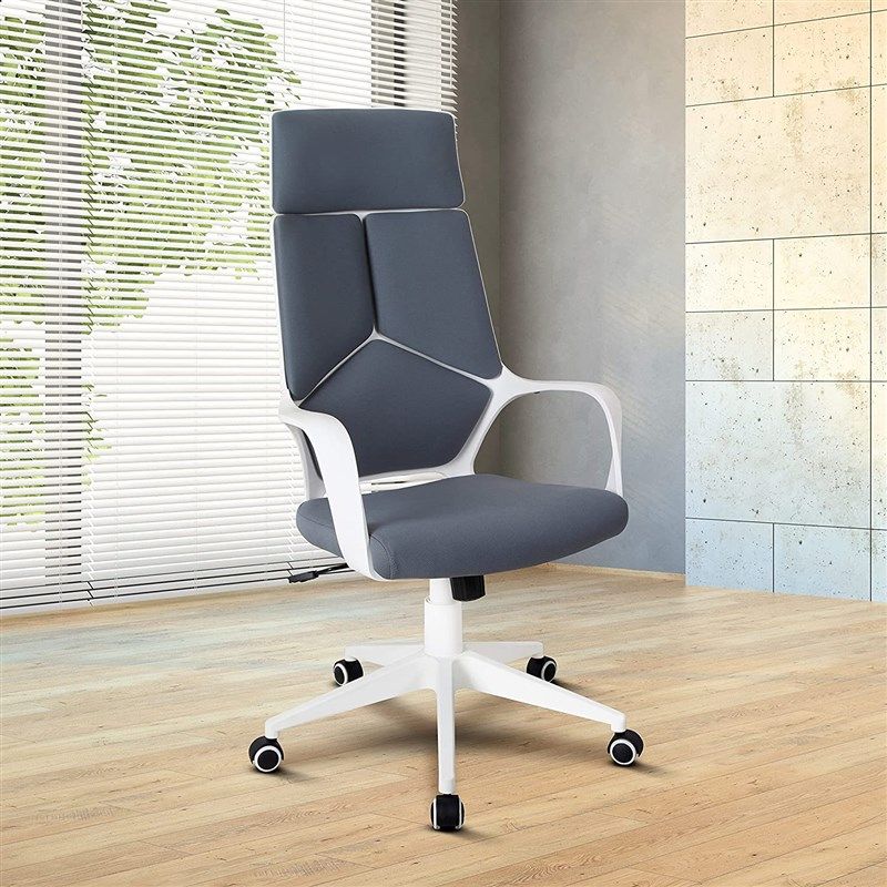 Techni Mobili  Truly Ergonomic Mesh Office Chair with Headrest