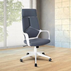 img 4 attached to 🪑 Search-Optimized Grey Regular Office Chair by Techni Mobili - Modern Executive Studio Design