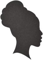 express your artistry with afro queen woman head stencil pattern – perfect for painting on wood, canvas, and walls - 11x8 inches logo