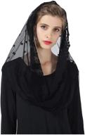 🌹 timeless elegance: classic vintage church catholic mantilla women's accessories and special occasion accessories logo