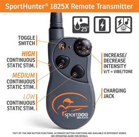 img 3 attached to 🐕 SportDOG Brand SportHunter / WetlandHunter 1 Mile Remote Trainer - Waterproof, Rechargeable E-Collar with Static, Vibrate, and Tone - Expandable to Train Up to 6 Dogs