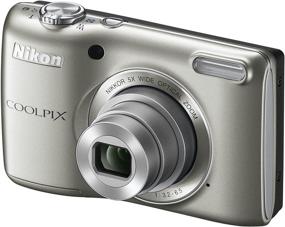 img 3 attached to 📸 Nikon COOLPIX L26 16.1 MP Цифровая камера - 5-кратный зум-объектив NIKKOR - ЖК-дисплей 3 дюйма (серебристый) [МОДЕЛЬ СТАРОГО ОБРАЗЦА]