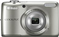 📸 nikon coolpix l26 16.1 mp цифровая камера - 5-кратный зум-объектив nikkor - жк-дисплей 3 дюйма (серебристый) [модель старого образца] логотип