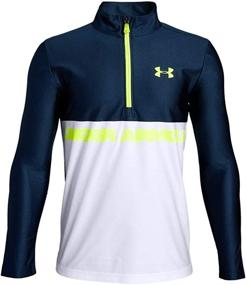 img 1 attached to 🔥 Under Armour Boys Tech 1/2 Zip: Optimal Comfort and Style for Active Lads