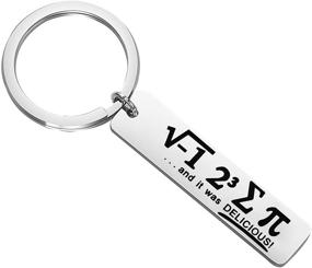 img 4 attached to FUSTMW Math Gift: Indulging in Delicious Pi Keychain for Math Geeks