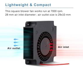 img 1 attached to 2 упаковки GDSTIME 4010 12V вентилятора Blower - 🌀 Высококачественный 40x10 мм безщеточный вентилятор постоянного тока для 3D-принтера