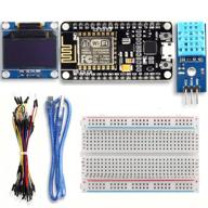 get started with iot development: esp8266 weather station kit with oled display and temperature sensor logo