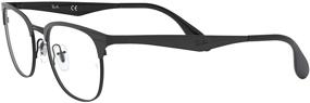 img 2 attached to Ray Ban Unisex RX6346 Eyeglasses Black Men's Accessories