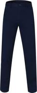 👖 yucenfu big boys straight fit uniform pants: premium cotton chino pants for sizes 8-20 logo