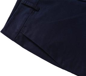 img 1 attached to 👖 YUCENFU Big Boys Straight Fit Uniform Pants: Premium Cotton Chino Pants for Sizes 8-20